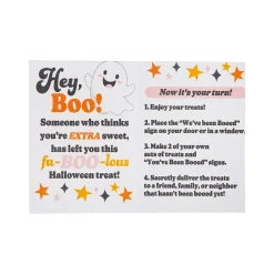 Halloween You'Ve Been Booed Ghost Bag Starter Kit For 12