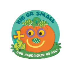 Handpicked By God Halloween Pumpkin Magnet Craft Kit - Makes 12