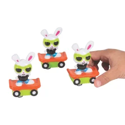 Hip Hop Bunny Pull-Back Toys - 12 Pc.