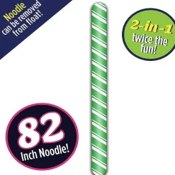 Iced Coffee Water Float & Noodle 2-In-1 Pool Blow Up Inflatable Raft Mighty Mojo