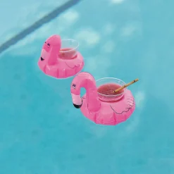 Inflatable Flamingo Floating Coasters - 12 Pc.