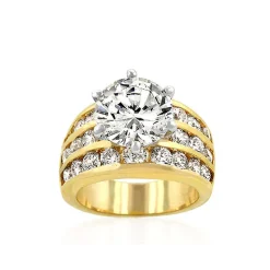 J Goodin Classic Gold Engagement Ring Size 9