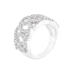 J Goodin Cubic Zirconia Circular Ring Size 8