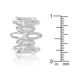 J Goodin Cubic Zirconia Oval Fashion Ring Size 9