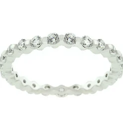 J Goodin Silver Lace Eternity Band Size 5