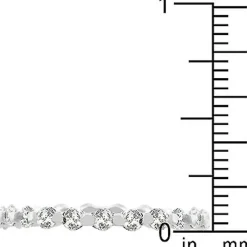 J Goodin Silver Lace Eternity Band Size 5