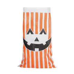 Jack-O'-Lantern Potato Sack Race Bags - 12 Pc.