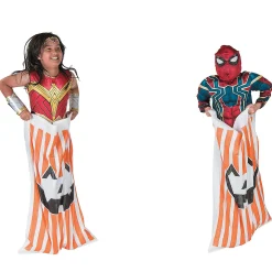 Jack-O'-Lantern Potato Sack Race Bags - 12 Pc.