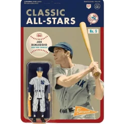 Joe Dimaggio New York Yankees Reaction Figure Baseball Mlb Collectible Super7