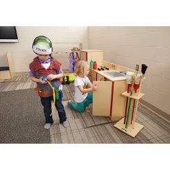 Jonti-Craft Housecleaning Set-N-Rack