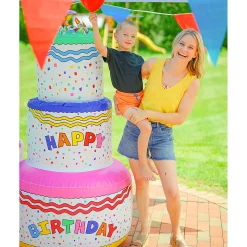 Jumbo Inflatable Birthday Cake