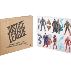 Justice League Ultimate Batman Superman Flash Aquaman Cyborg Ww Figures Mattel