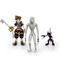 Kingdom Hearts 2 Action Figures Collection Set Includes Sora, Dusk, & Soldier
