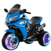 Kingtoys Blue Kids Ride On Electric Motorcycle Ages 3 To 8 Yrs