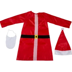 Large Posable Skeleton Santa Outfit