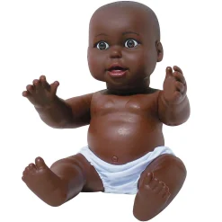 Large Vinyl Gender Neutral African American Doll