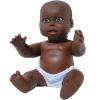 Large Vinyl Gender Neutral African American Doll