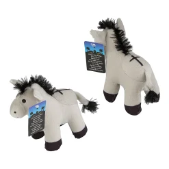 Legend Of The Christmas Stuffed Donkey With Card - 12 Pc.