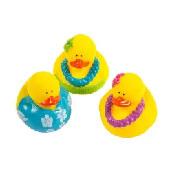 Luau Rubber Ducks - 12 Pc.