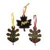 Magic Color Scratch Black Fall Leaves - 24 Pc.