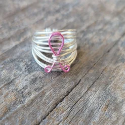 Marcia Ring Breast Cancer Ribbon
