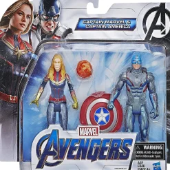 Marvel Avengers 6 Inch Action Figure Team Pack Captain America & Captain Marvel