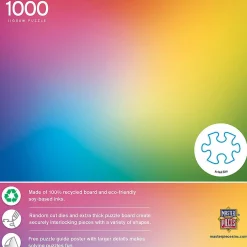 Masterpieces 1000 Piece Jigsaw Puzzle For Adults, Family, Or Kids - Rainbow Gradient - 19.25