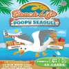 Masterpieces Licensed Kids Games - Beach Life - Seagull Poop Card Game For Kids & Family