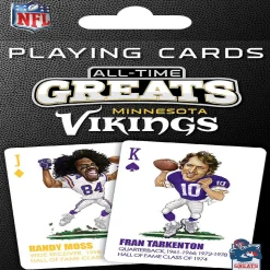 Masterpieces Minnesota Vikings All-Time Greats Playing Cards