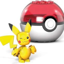 Mega Construx Pokemon Pikachu Construction Set, Building Toys For Kids (Gvk60)