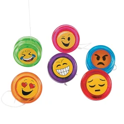 Mini Emoji Yoyos - 12 Pc.