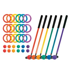 Mini Golf Set 6 Assorted Colors