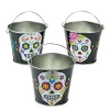 Mini Neon Day Of The Dead Pails - 12 Pc.