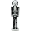 Northlight 14" Black And White Skeleton Halloween Nutcracker