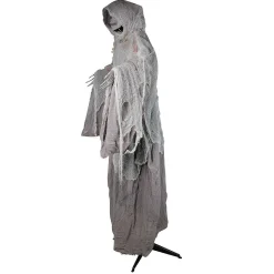 Northlight 65" Gray And Black Master Of Death Standing Animated Halloween Decor