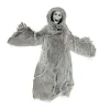 Northlight 36" Gray Touch Activated Hanging Death Reaper Halloween Decor