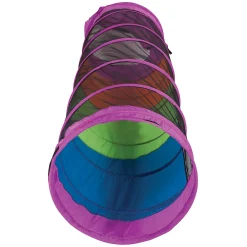 Pacific Play Tents Peek-A-Boo I See You 6Ft Tunnel - Blue / Green / Yellow