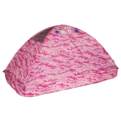 Pacific Play Tents Pink Camo Bed Tent - Twin Size