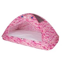 Pacific Play Tents Pink Camo Bed Tent - Twin Size