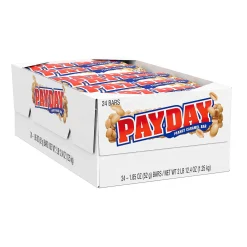 Payday Peanut Caramel Full Size Bar, 1.85 Oz, 24 Count