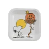 Peanuts® Halloween Party Snoopy & Woodstock Square Paper Dessert Plates - 8 Ct.