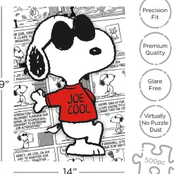 Peanuts Joe Cool 500 Piece Jigsaw Puzzle