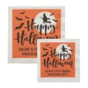 Personalized Orange Halloween Napkins - 50 Pc.