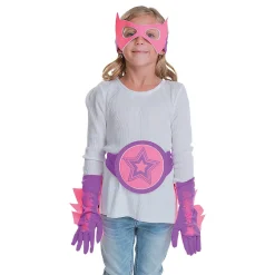 Pink & Purple Superhero Accessories - 4 Pc.