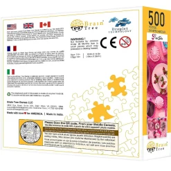 Pink Table Jigsaw Unique Puzzles - Premium Quality - 500 Pieces