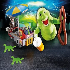 Playmobil Slimer With Hot Dog Stand