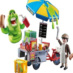 Playmobil Slimer With Hot Dog Stand