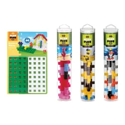 Plus-Plus® Big Zoo Tubes & Baseplate Bundle
