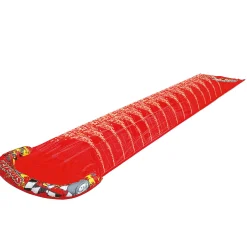 Pool Central 16.5' Red And Yellow Inflatable Race Car Water Slide
