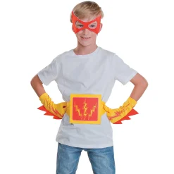 Red & Yellow Superhero Accessories - 4 Pc.